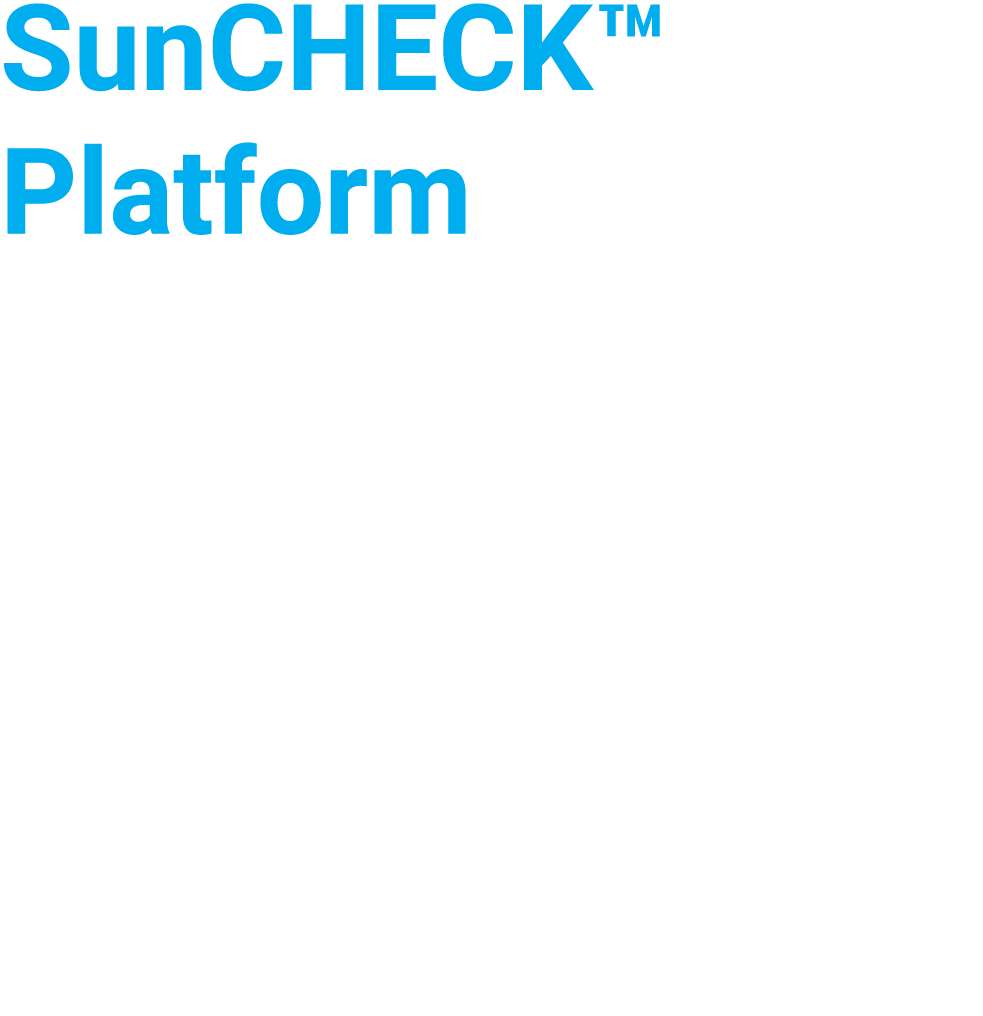 SunCHECK  Platform A single interface and database for simplifying RT Quality Management, SunCHECK now features expan   
