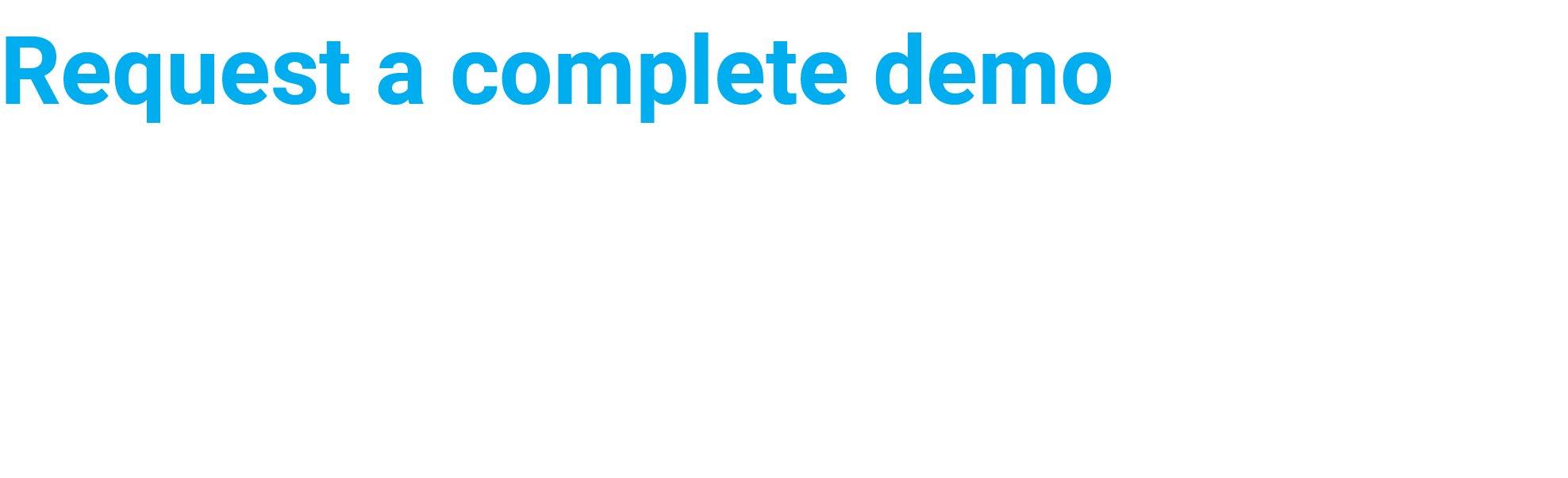 Request a complete demo Schedule a demonstration with our solutions experts during the ESTRO Meeting  