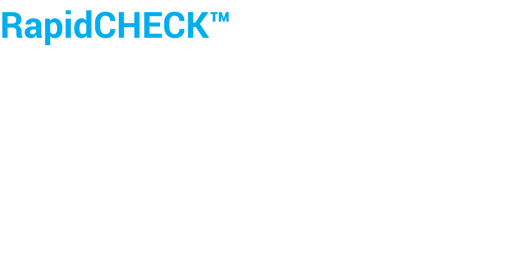 RapidCHECK  RapidCHECK software automates workflows for proven Diagnostic QA Phantoms — like the CT ACR 464, Advanced   