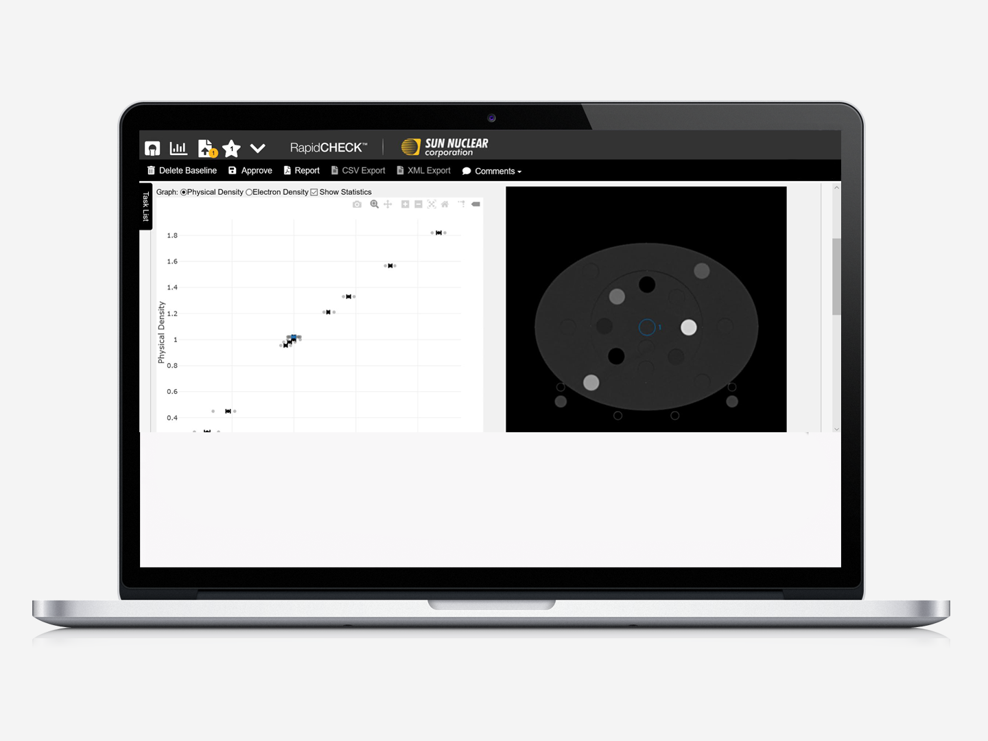 Automated CT-to-Density Calibration and CT Image Quality Analysis