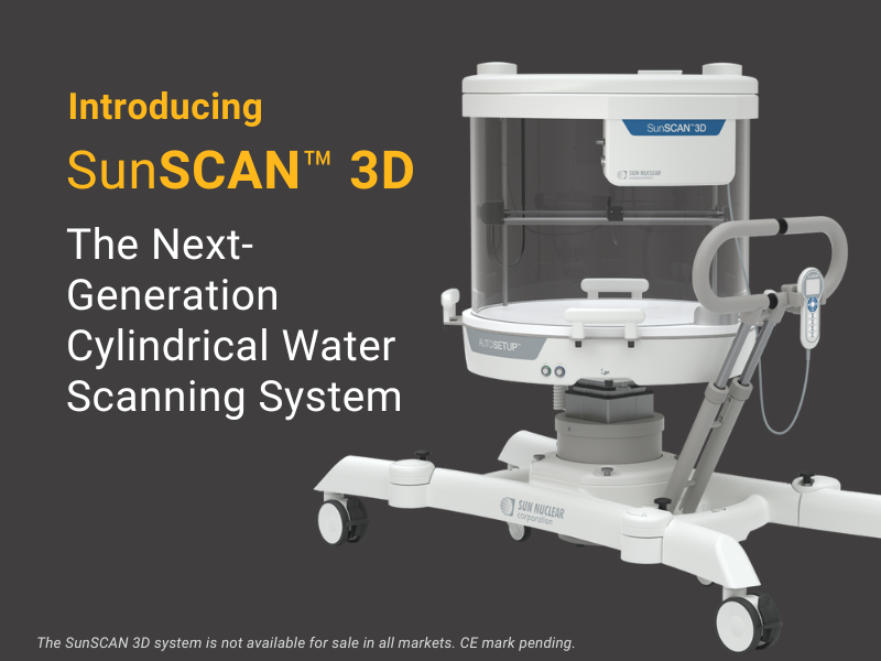 Sun Nuclear Introduces SunSCAN™ 3D,  Next-Generation Cylindrical Water Scanning System